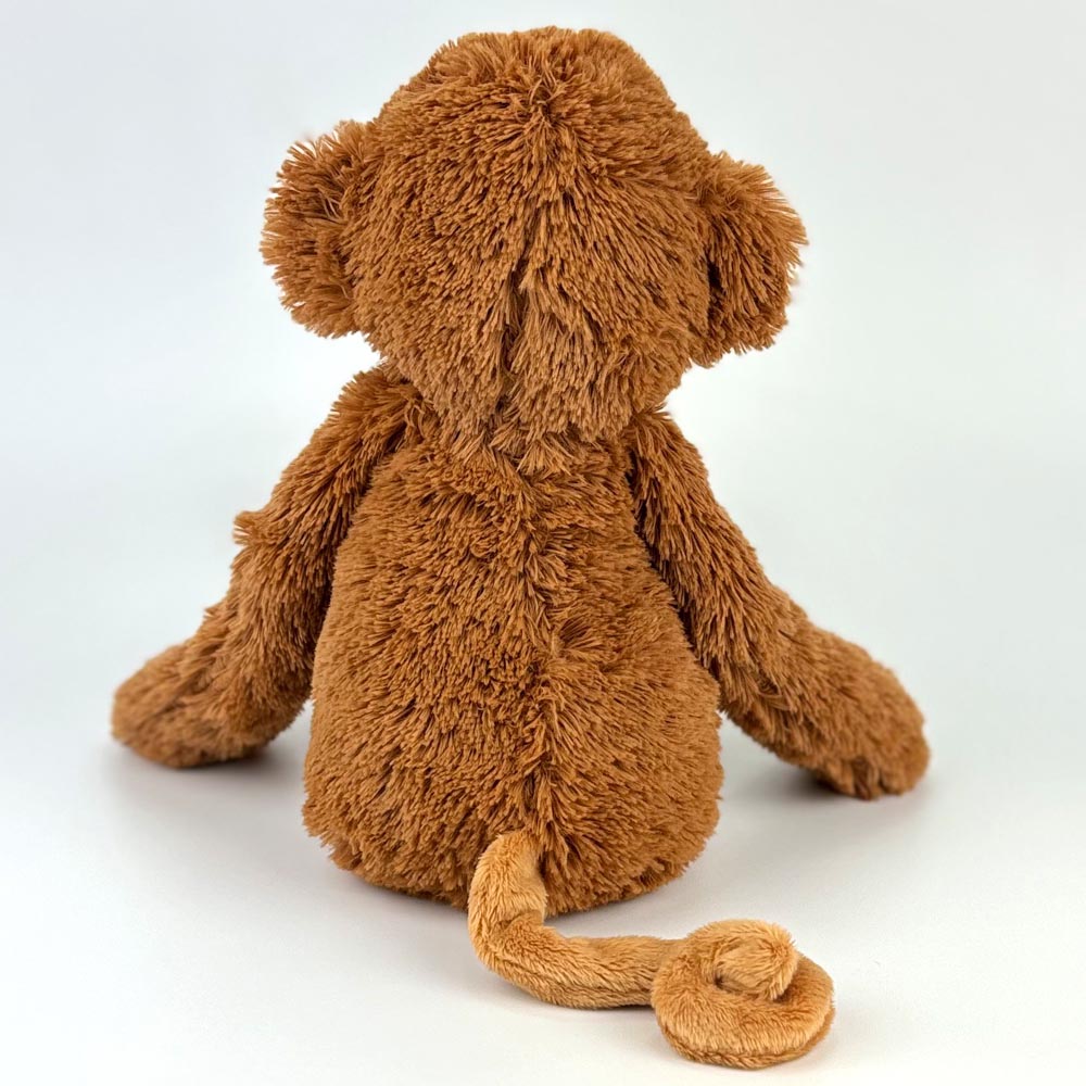 Affe Stofftier mit Name und Geburtsdatum personalisiert Kuscheltier Äffchen