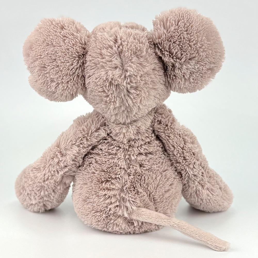 Maus Stofftier mit Name und Geburtsdatum personalisiert Kuscheltier Mäuschen
