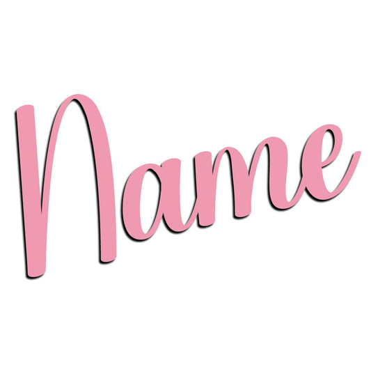 Personalisierter 3D Schriftzug individuelles Namensschild Türschild Wanddekoration Acryl verschiedene Größen und Schriftarten ROSA