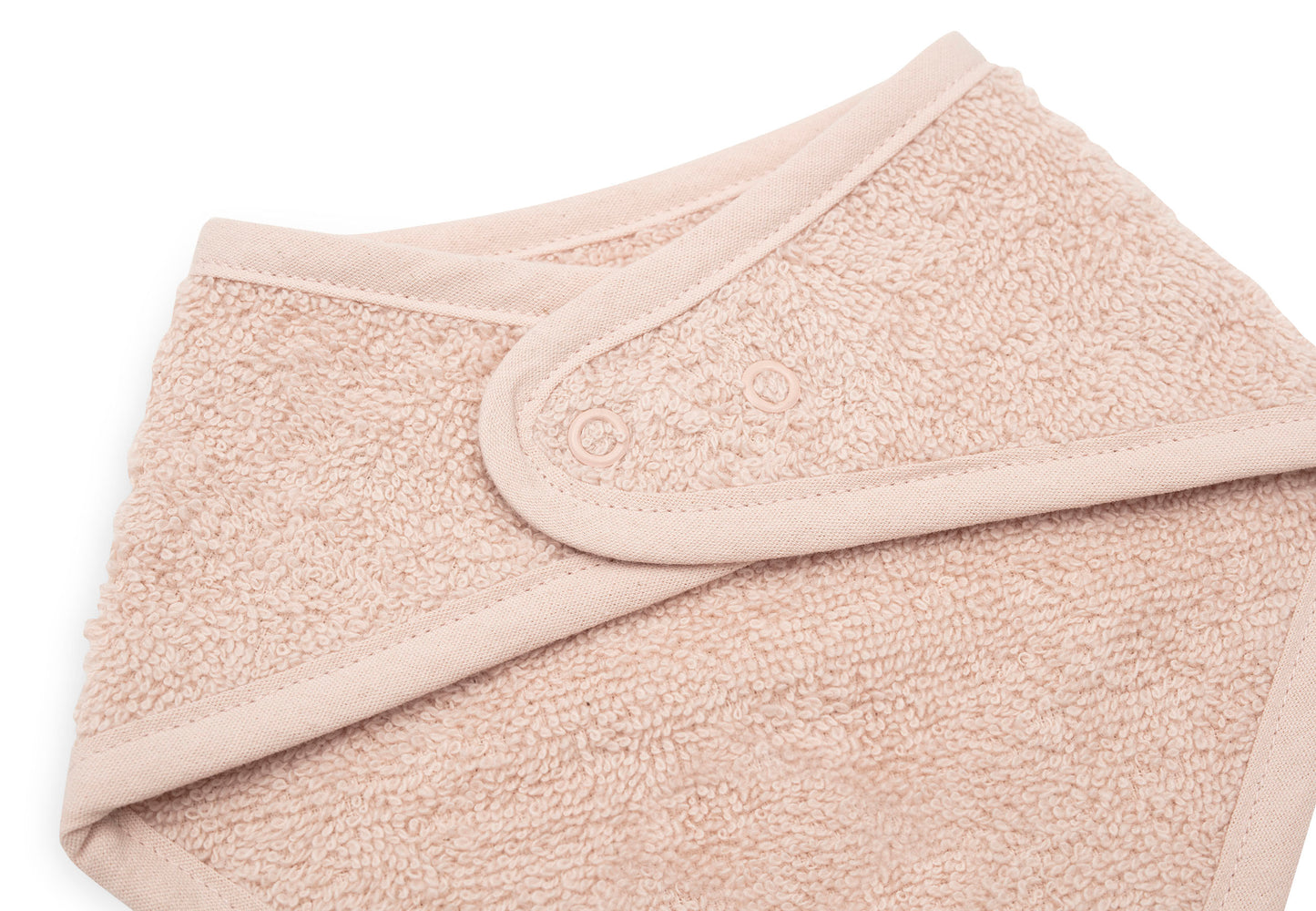 Personalisiertes Baby Halstuch aus Frottee Baumwolle mit Name bestickt Einheitsgröße zartes rosa
