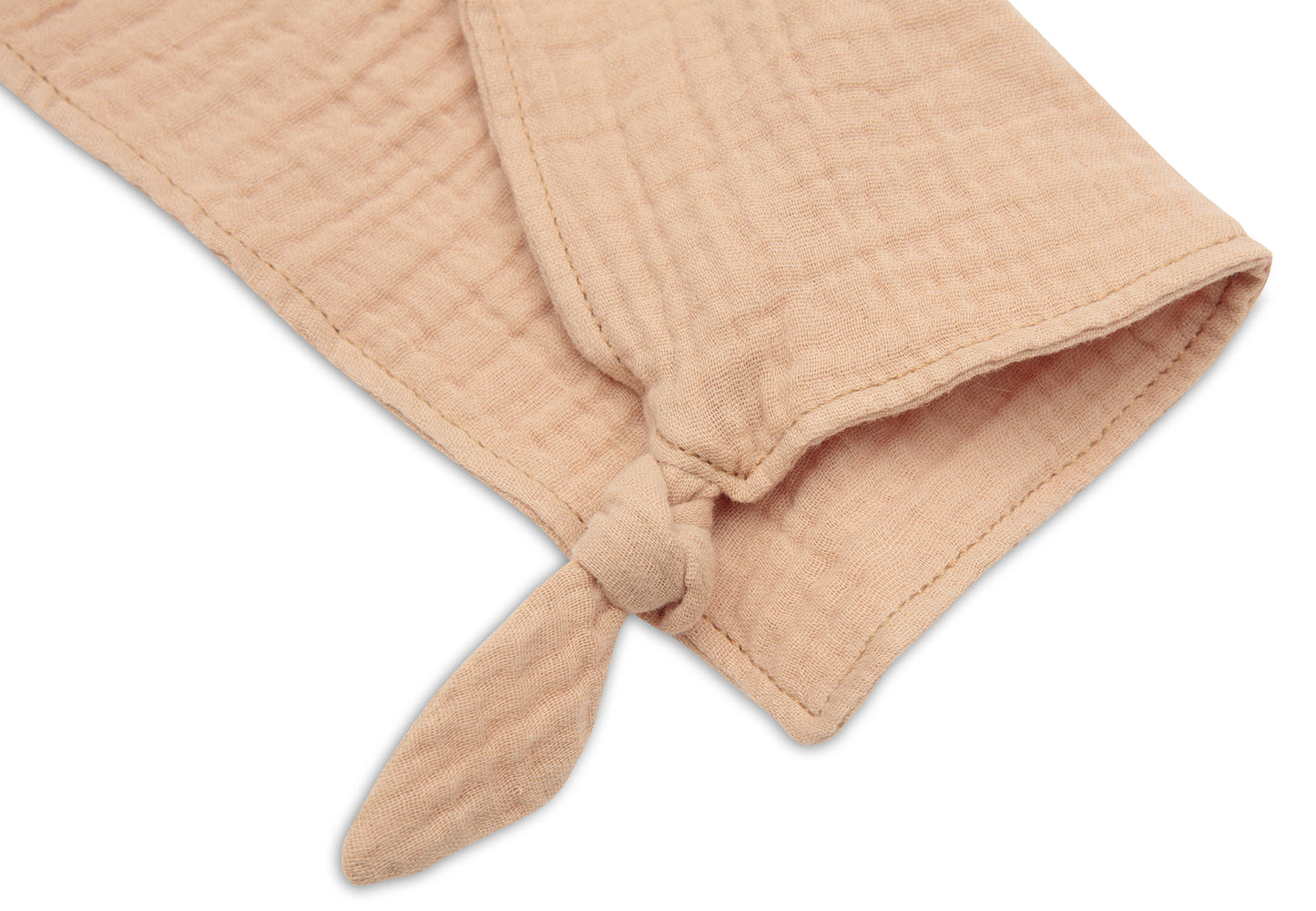 Schnuffeltuch mit Name Bestickt Kuscheltuch personalisiert Tröster Geschenk zur Geburt HASE pfirsich