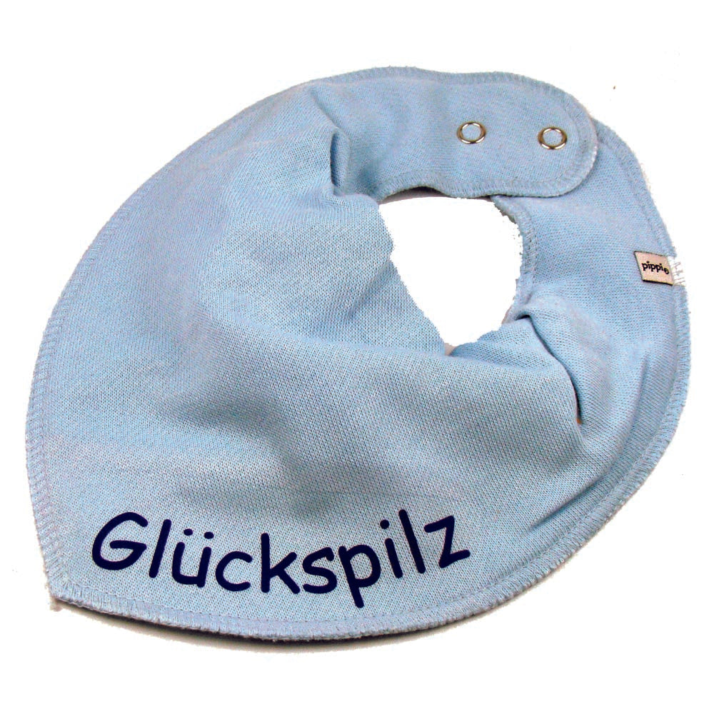 HALSTUCH mit Name oder Text personalisiert für Baby oder Kind aus Baumwolle in Einheitsgröße verschiedene Farben