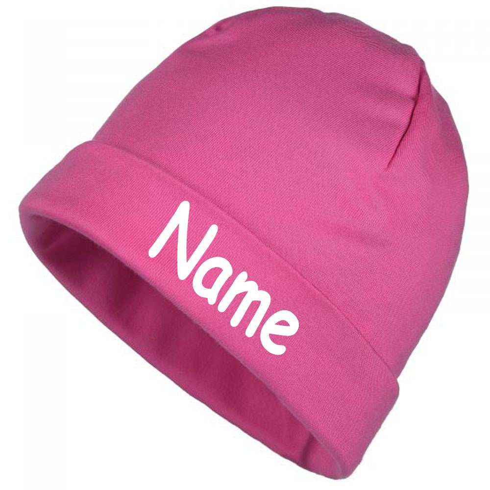 Mütze Uni Magnolia mit Namen oder Text personalisiert für Baby oder Kind aus 100% Baumwolle mit UV-Schutz