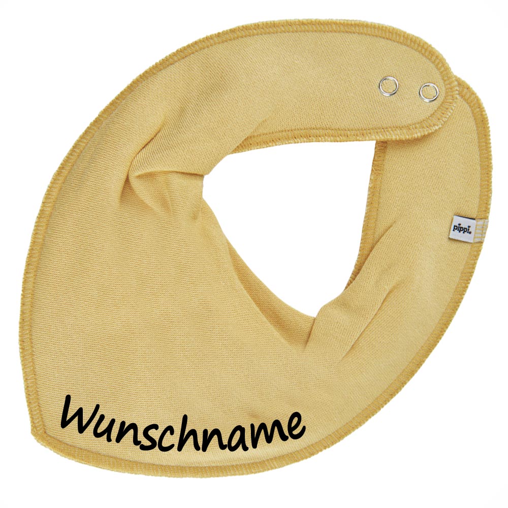 HALSTUCH mit Name oder Text personalisiert für Baby oder Kind aus Baumwolle in Einheitsgröße verschiedene Farben