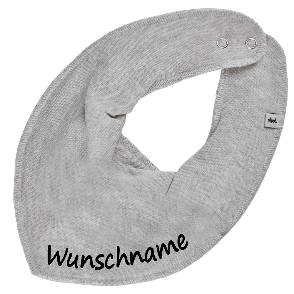 HALSTUCH mit Name oder Text personalisiert für Baby oder Kind aus Baumwolle in Einheitsgröße verschiedene Farben