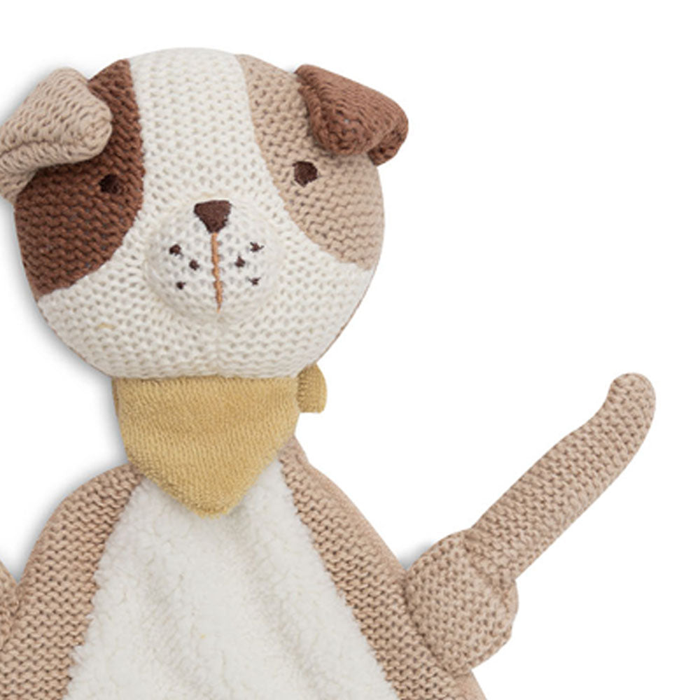 Schnuffeltuch mit Name Bestickt Kuscheltuch personalisiert Hund Geschenk zur Geburt