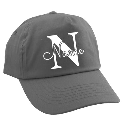 Personalisierte Cap BUCHSTABE für Kinder Baseball Kappe mit Name bedruckt verschiedene Farben