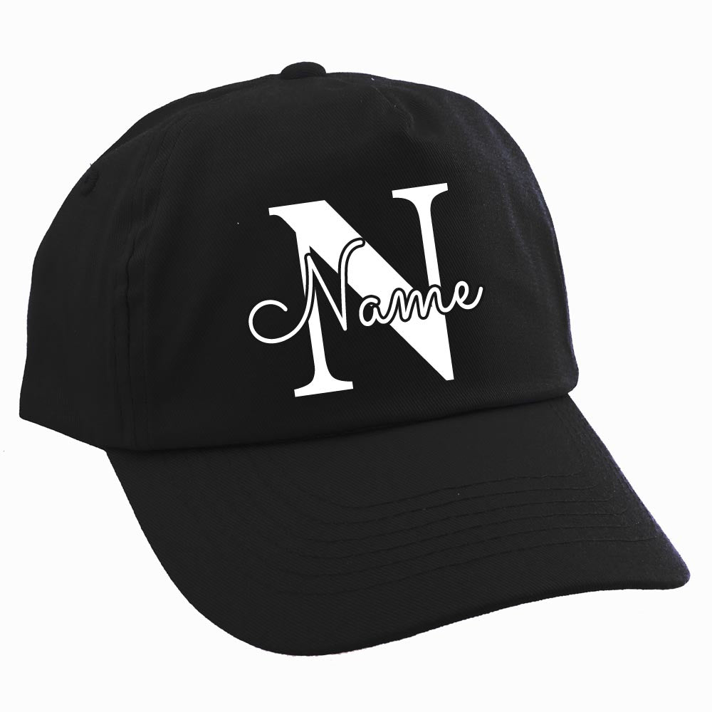 Personalisierte Cap BUCHSTABE für Kinder Baseball Kappe mit Name bedruckt verschiedene Farben
