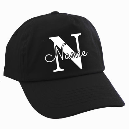 Personalisierte Cap BUCHSTABE für Kinder Baseball Kappe mit Name bedruckt verschiedene Farben