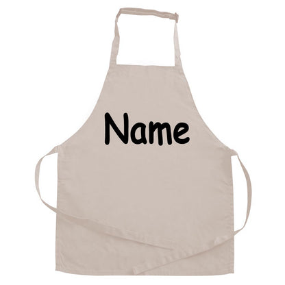 Personalisierte Schürze mit NAME bedruckt Kochschürze zum Backen, Kochen, Malen für Kinder und Erwachsene