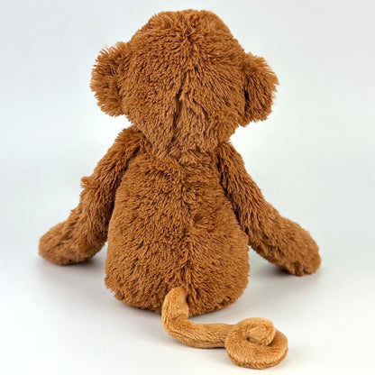 Affe Stofftier mit Name und Geburtsdatum personalisiert Kuscheltier Äffchen