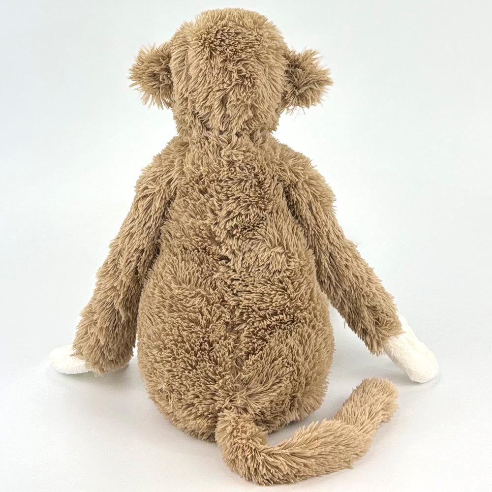 Stofftier Affe mit Namen personalisiert Geschenk zur Geburt
