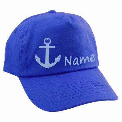 Personalisierte Cap ANKER für Kinder Baseball Kappe mit Name bedruckt verschiedene Farben