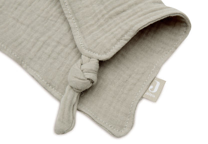Schnuffeltuch mit Name Bestickt Kuscheltuch personalisiert Tröster Geschenk zur Geburt HASE olivgrün