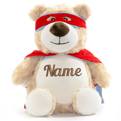 Stofftier mit Name Bestickt Kuscheltier Heldenbär personalisiert Stickmotiv Name