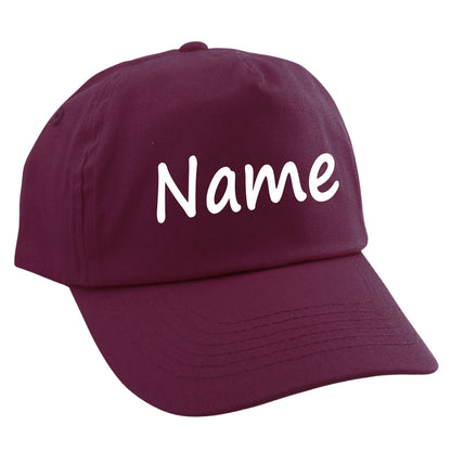 Personalisierte Cap für Kinder Baseball Kappe mit Name bedruckt verschiedene Farben