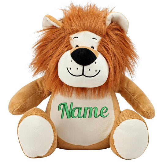 Stofftier mit Name Bestickt Kuscheltier Löwe personalisiert Name