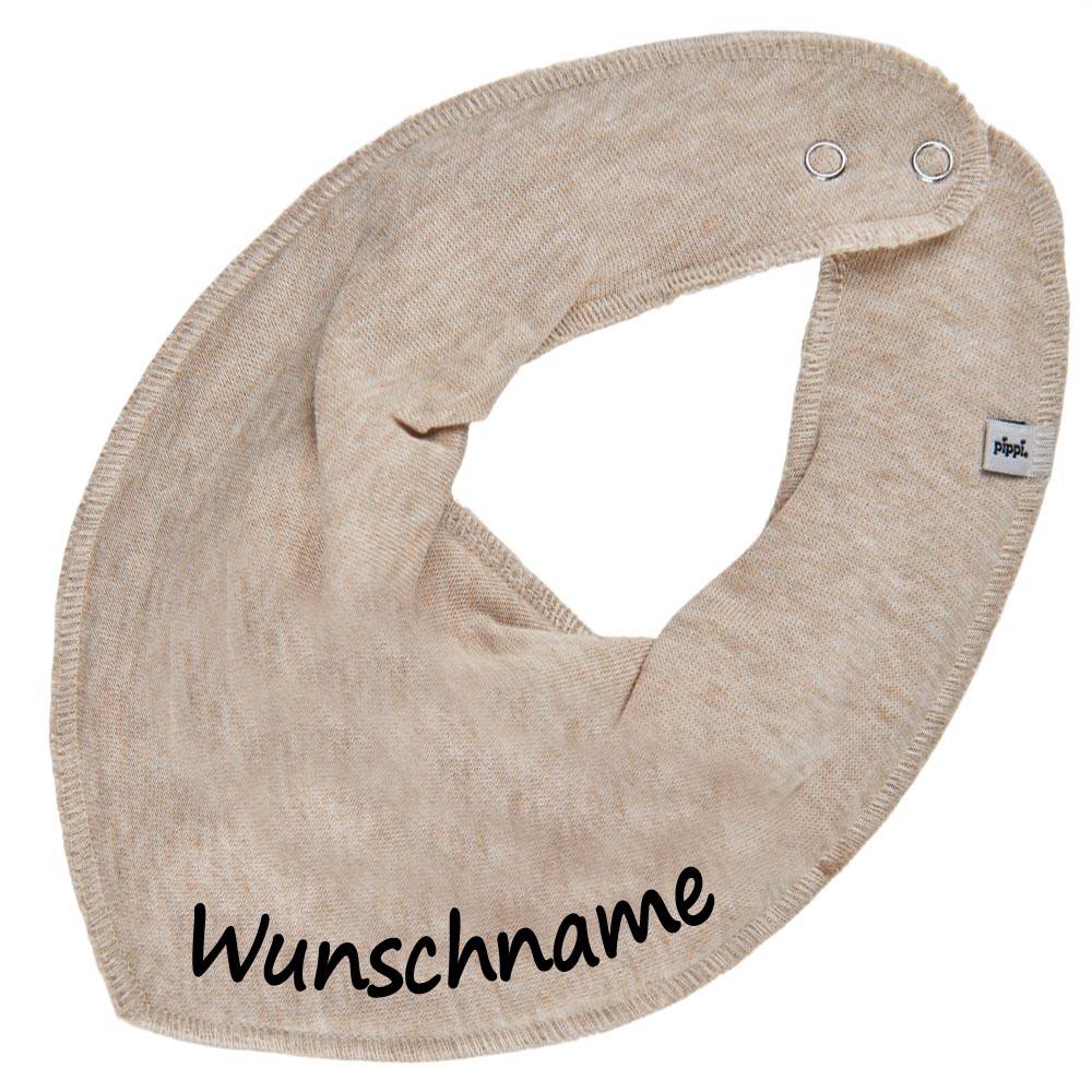 HALSTUCH mit Name oder Text personalisiert für Baby oder Kind aus Baumwolle in Einheitsgröße verschiedene Farben