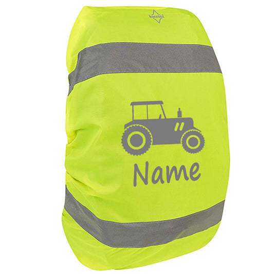 Regenschutz für Rucksäcke Regenhülle Schulrucksack mit Name oder Text personalisiert Motiv Traktor