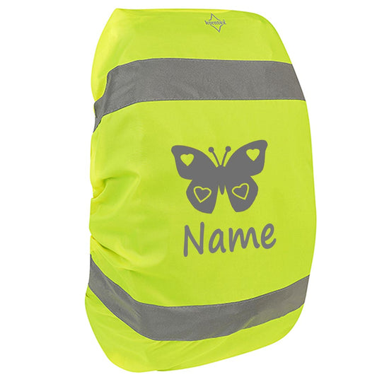 Regenschutz für Rucksäcke Regenhülle Schulrucksack mit Name oder Text personalisiert Motiv Schmetterling