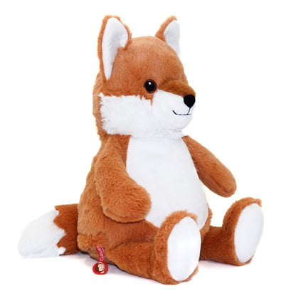 Personalisiertes Stofftier Fuchs Kuscheltier Bestickt Plüschtier zur Geburt Stickmotiv Buchstabe