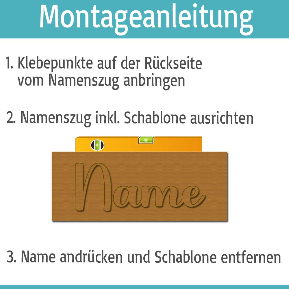 Personalisierter 3D Schriftzug individuelles Namensschild Türschild Wanddekoration Acryl verschiedene Größen und Schriftarten WEISS