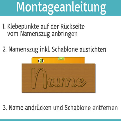 Personalisierter 3D Schriftzug individuelles Namensschild Türschild Wanddekoration Acryl verschiedene Größen und Schriftarten WEISS