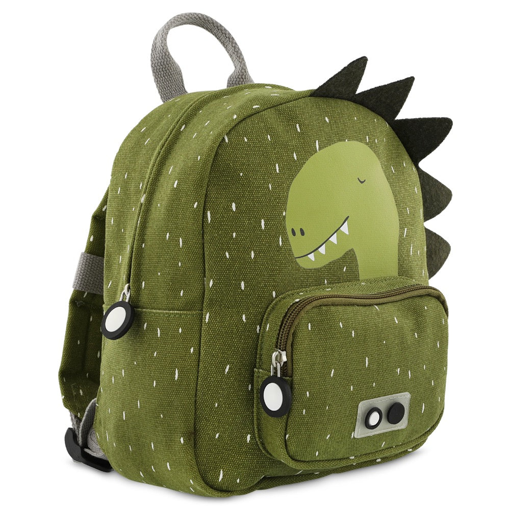 Personalisierter Kinderrucksack von Trixie mit Name für Kindergarten und Kita Motiv Dinosaurier