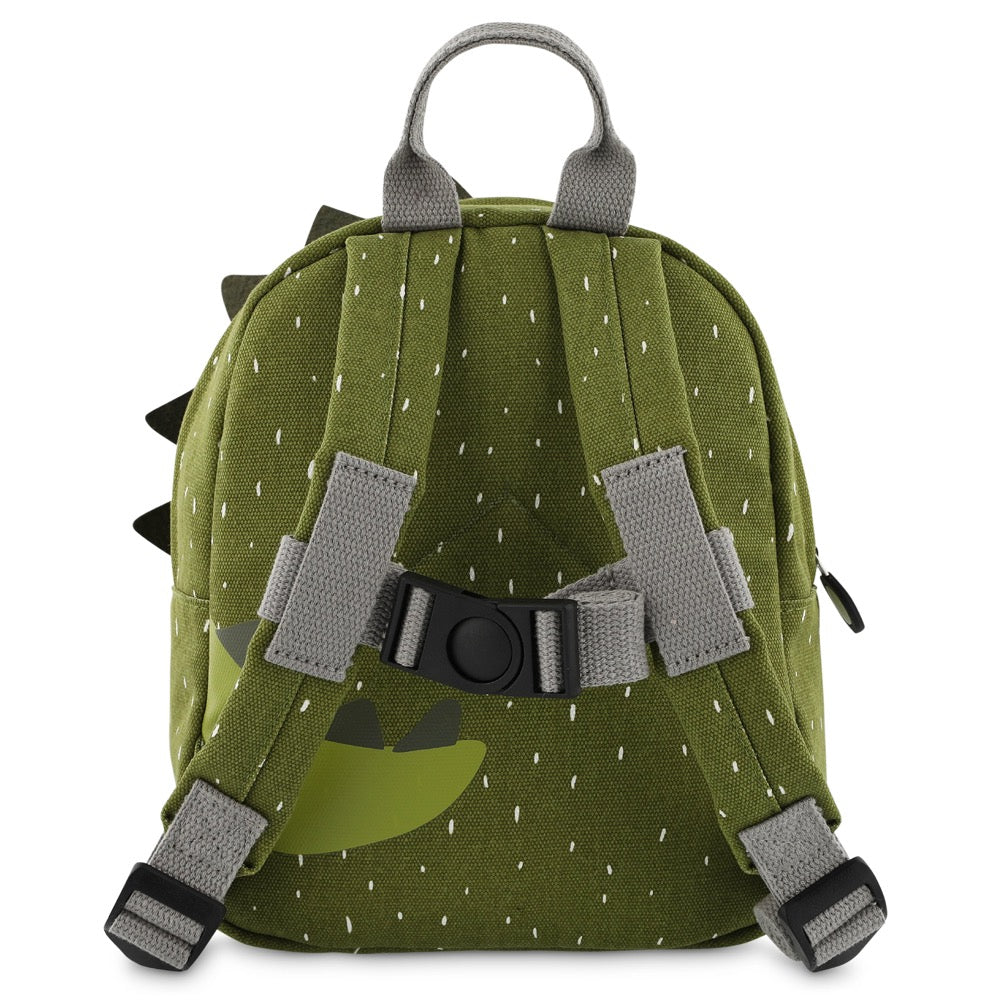 Personalisierter Kinderrucksack von Trixie mit Name für Kindergarten und Kita optional mit Trinkflasche Motiv Dinosaurier