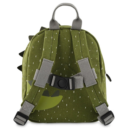 Personalisierter Kinderrucksack von Trixie mit Name für Kindergarten und Kita optional mit Trinkflasche Motiv Dinosaurier