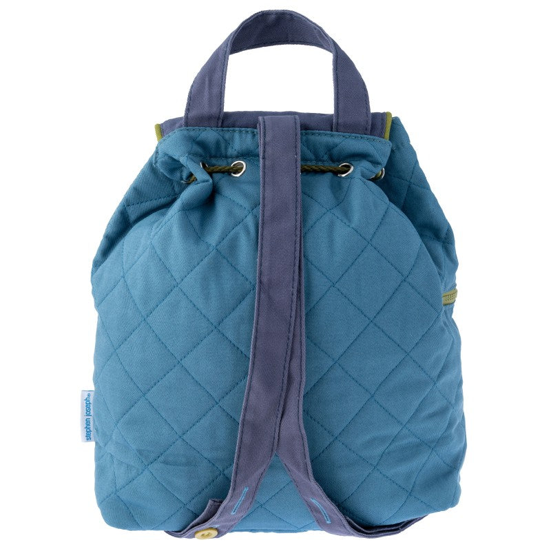 Personalisierter Rucksack für Kinder 8 Liter Kindergartenrucksack aus Baumwolle mit Namen bedruckt Kipplader