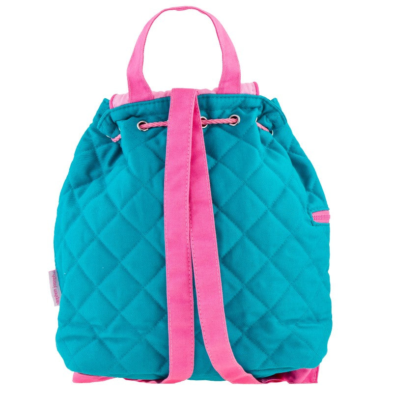 Personalisierter Rucksack für Kinder 8 Liter Kindergartenrucksack aus Baumwolle mit Namen bedruckt Motiv Schmetterling