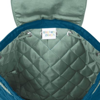 Personalisierter Rucksack für Kinder 8 Liter Kindergartenrucksack aus Baumwolle mit Namen bedruckt Motiv Koala