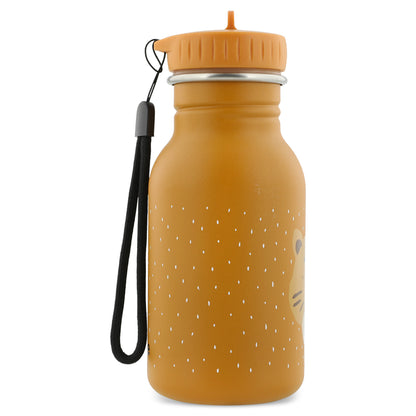 Edelstahl Trinkflasche für Kinder mit Namen graviert von Trixie ultraleicht auslaufsicher Trinkschnabel für Kinder ab 3 Jahren Tiger