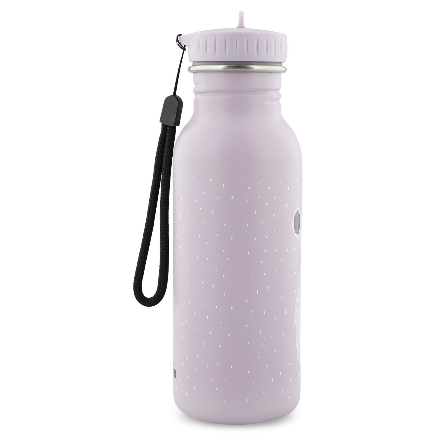 Edelstahl Trinkflasche für Kinder mit Namen graviert von Trixie ultraleicht auslaufsicher Trinkschnabel für Kinder ab 3 Jahren Maus