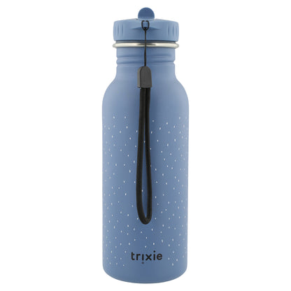 Edelstahl Trinkflasche für Kinder mit Namen graviert von Trixie ultraleicht auslaufsicher Trinkschnabel für Kinder ab 3 Jahren Elefant