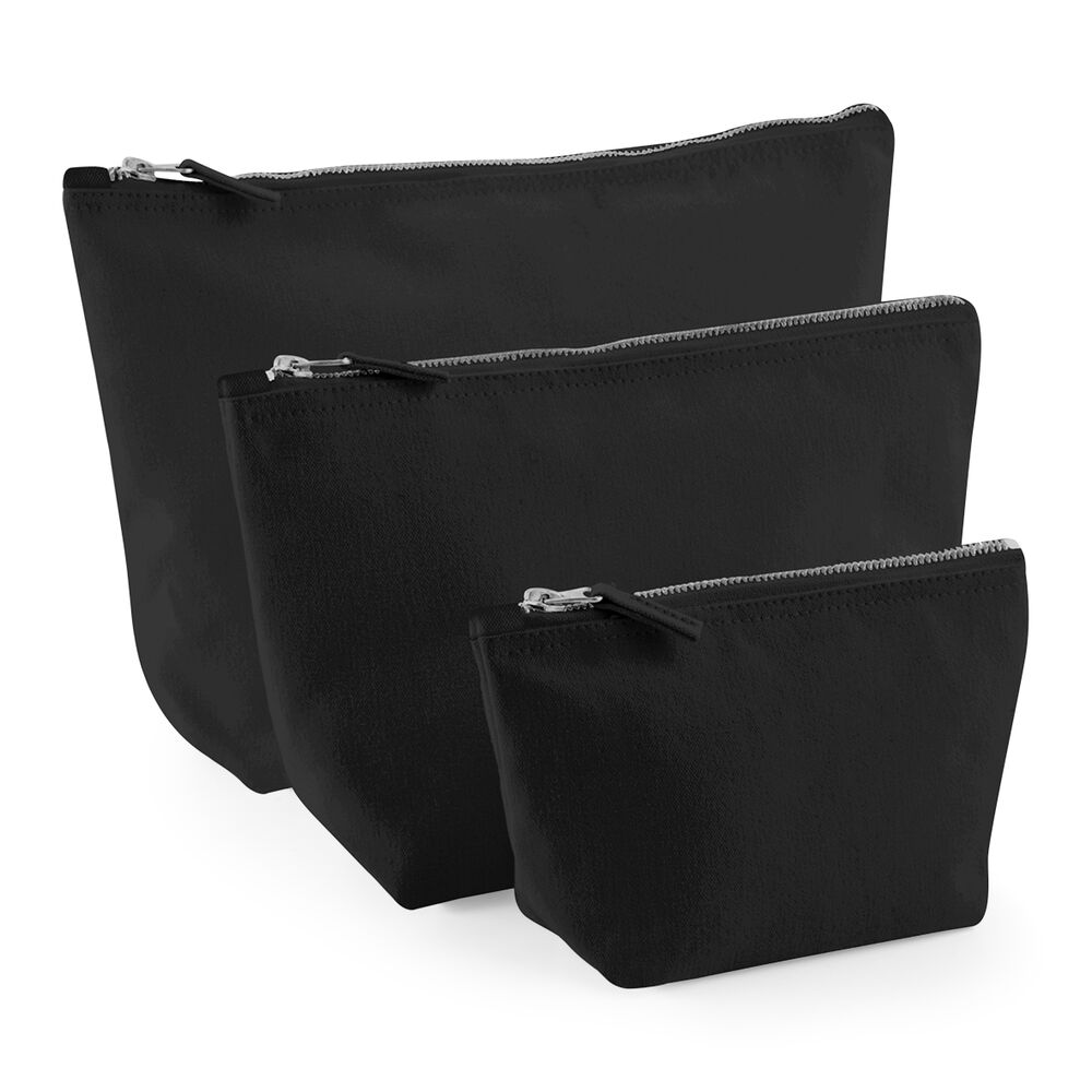 Kosmetiktasche mit Name Bedruckt personalisierte Schminktasche für Handtasche Beautybag Accessoire Tasche Schwarz