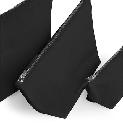 Kosmetiktasche mit Name Bedruckt personalisierte Schminktasche für Handtasche Beautybag Accessoire Tasche Schwarz