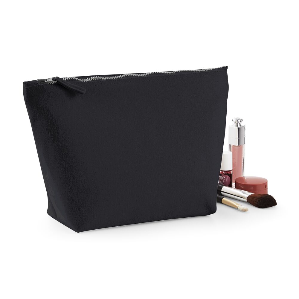 Kosmetiktasche mit Name Bedruckt personalisierte Schminktasche für Handtasche Beautybag Accessoire Tasche Schwarz