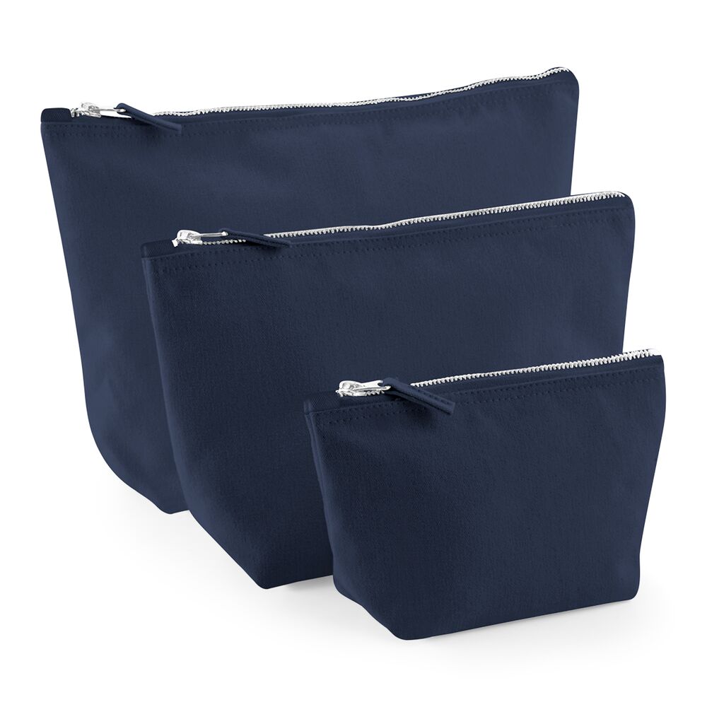 Kosmetiktasche mit Name Bedruckt personalisierte Schminktasche für Handtasche Beautybag Accessoire Tasche Navy