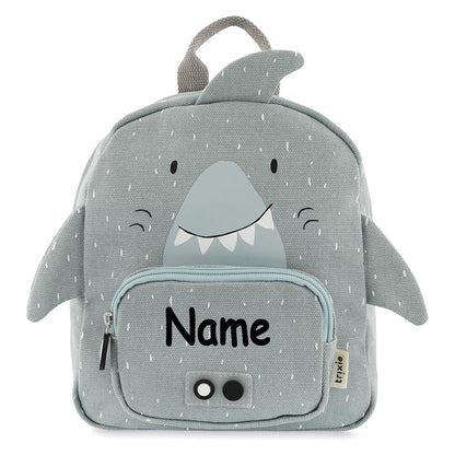Personalisierter Kinderrucksack von Trixie mit Name für Kindergarten und Kita Hai