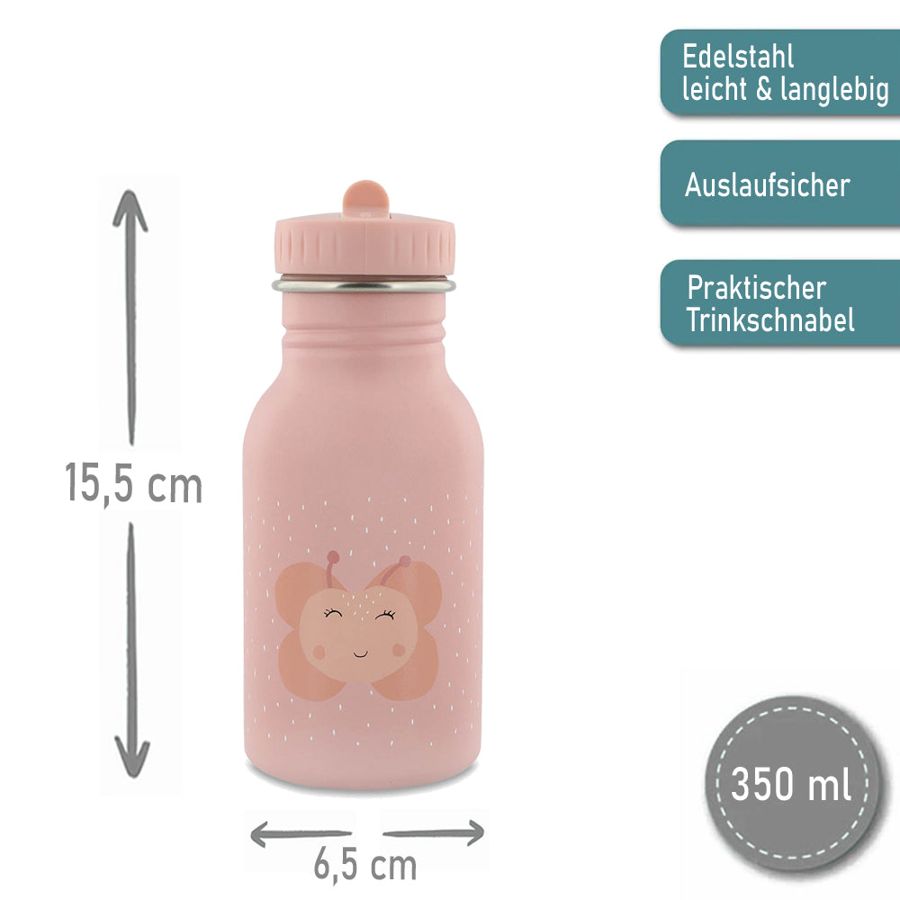 Rucksack + Trinkflasche im Set von Trixie mit Name personalisiert Motiv Schmetterling