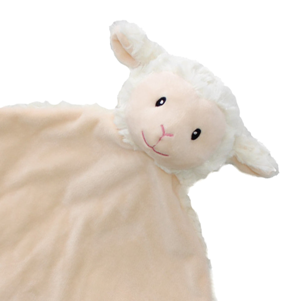 Personalisiertes Schnuffeltuch weiches Kuscheltuch mit Name Bestickt Schnuffeltier Schlafhilfe Tröster Geschenk zur Geburt Schäfchen
