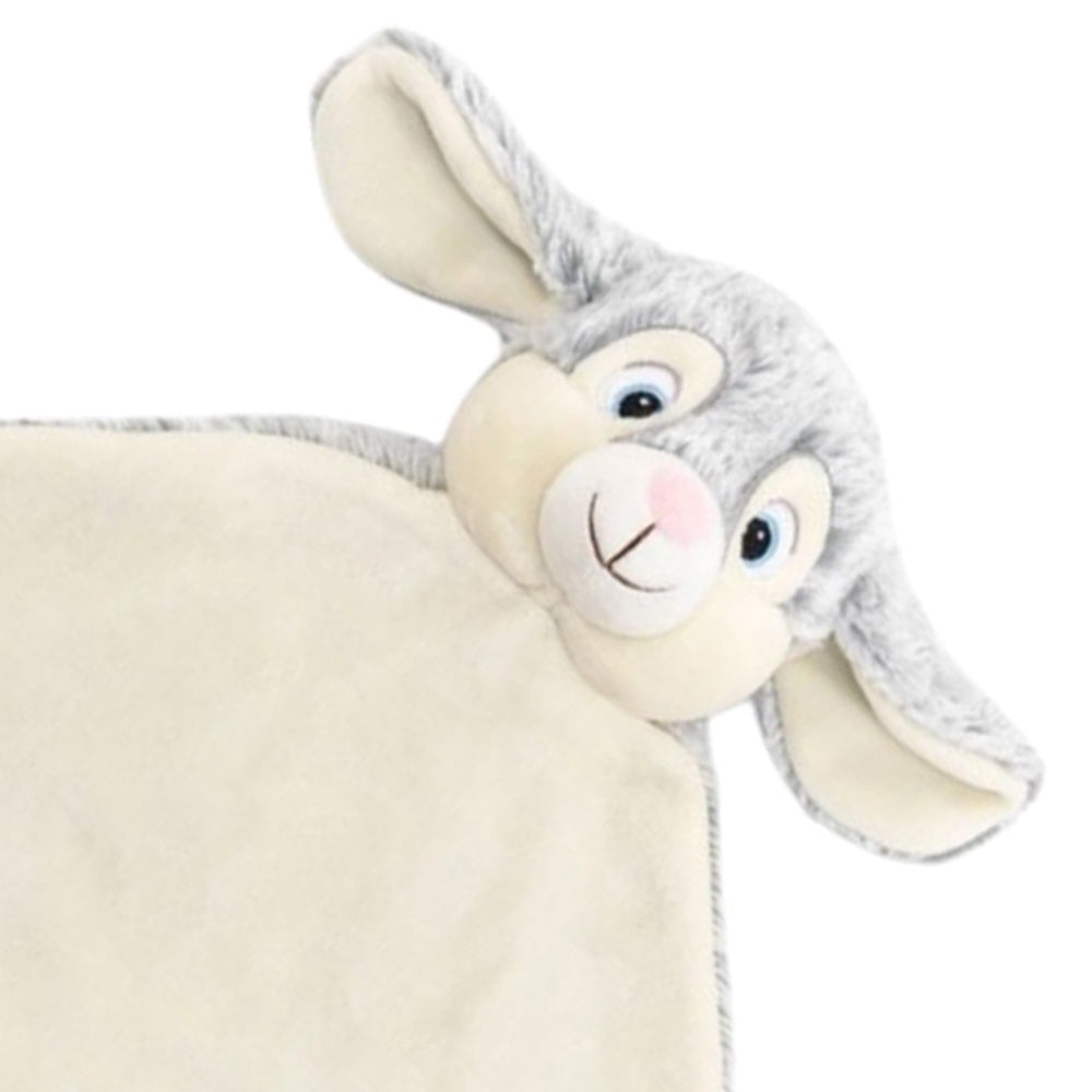 Personalisiertes Schnuffeltuch weiches Kuscheltuch mit Name bestickt Schnuffeltier Schlafhilfe Tröster Geschenk zur Geburt Hase