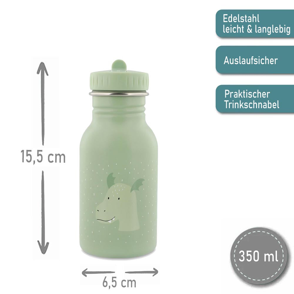 Rucksack + Trinkflasche im Set von Trixie mit Name personalisiert Motiv Drache