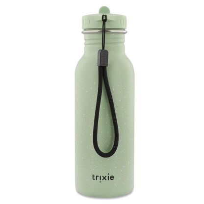 Edelstahl Trinkflasche für Kinder mit Namen graviert von Trixie ultraleicht auslaufsicher Trinkschnabel für Kinder ab 3 Jahren Drache