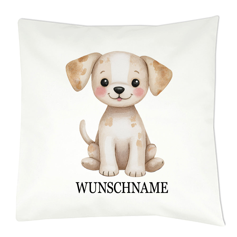 Personalisiertes Kissen mit Bauernhoftier-Motiv und Wunschname Bedruckt, Geschenk zur Geburt, Dekokissen Kinderzimmer