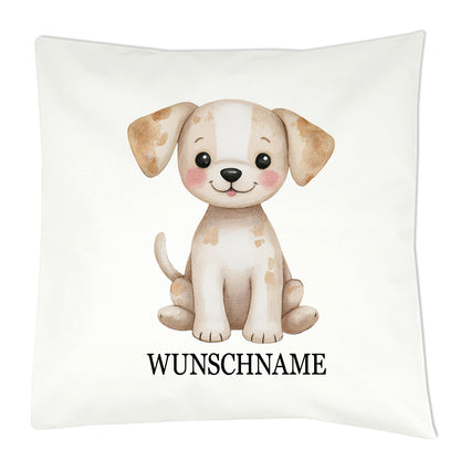 Personalisiertes Kissen mit Bauernhoftier-Motiv und Wunschname Bedruckt, Geschenk zur Geburt, Dekokissen Kinderzimmer