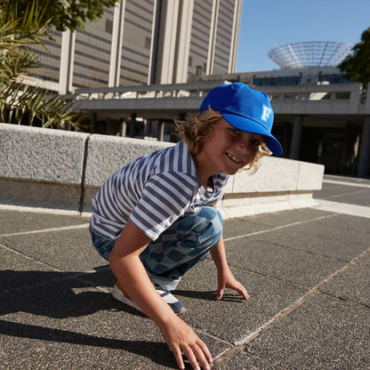 Personalisierte Cap für Kinder Baseball Kappe mit Anfangsbuchstabe Großbuchstabe Bedruckt für Jungen und Mädchen