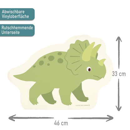 Kinder Tischset mit Wunschname personalisiert, Dinosaurier, Tischunterlage